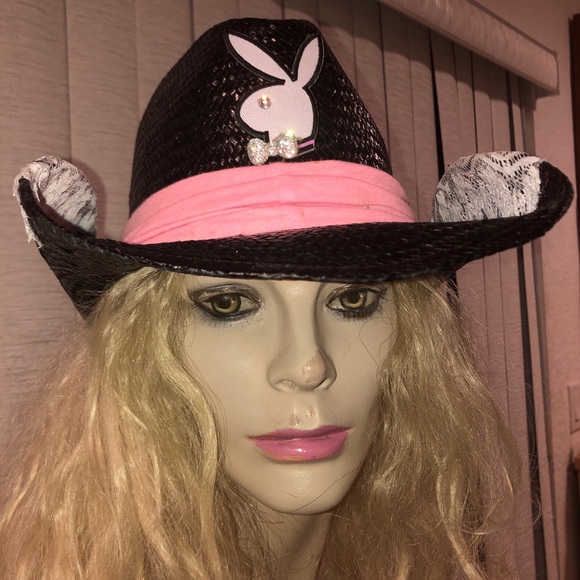 Hand Crafted Accessories - Pretty Pink Playboy Bunny Hat
